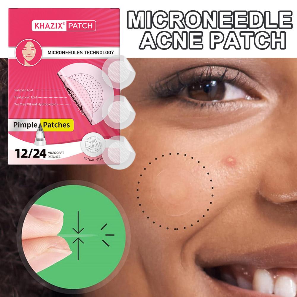 12/24PCS Adesivos de Microagul - Hydrocolloid Pimple Patch avaliação e preço