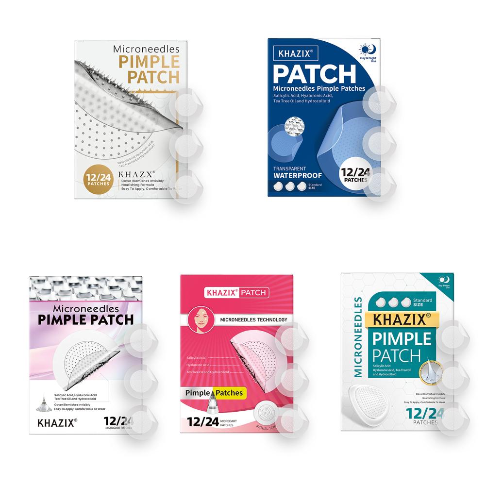 12/24PCS Adesivos de Microagul - Hydrocolloid Pimple Patch avaliação e preço