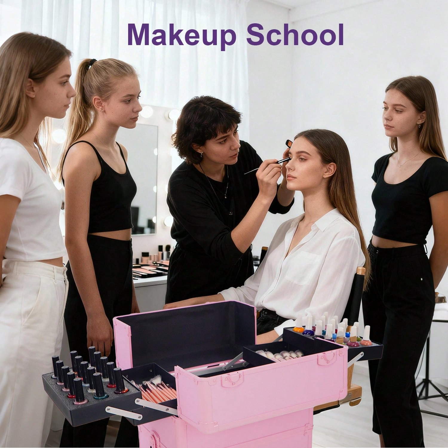 Maleta de Maquiagem com Rodas  - Makeup avaliação e preço