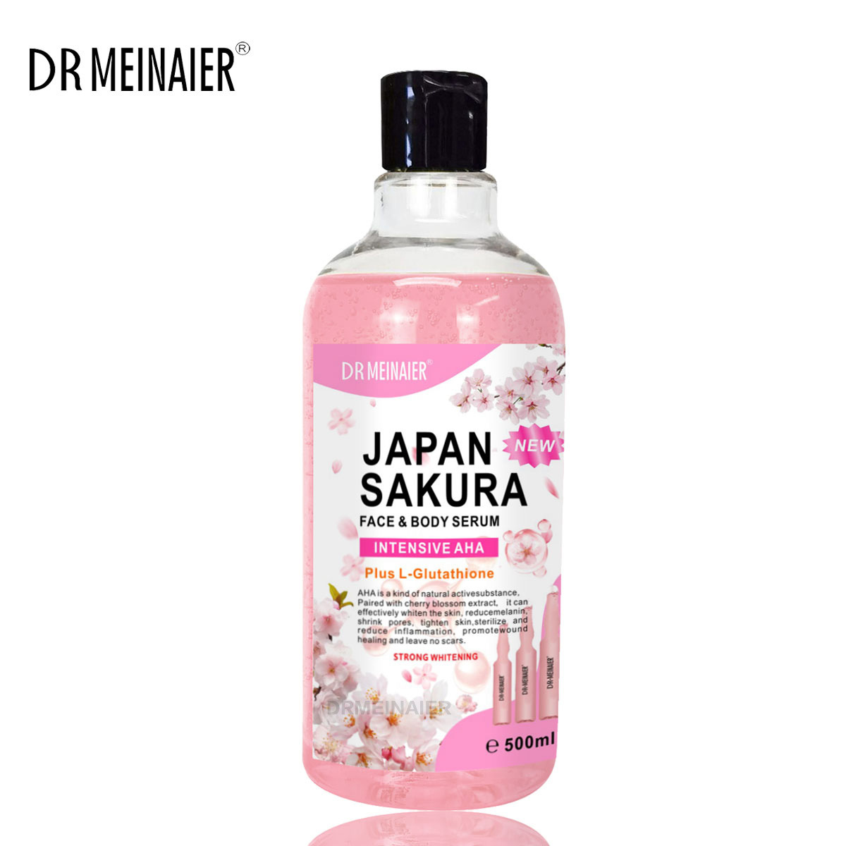 500ml japão sakura rosto corpo - Niacinamide Pore Shrinking Essence avaliação e preço