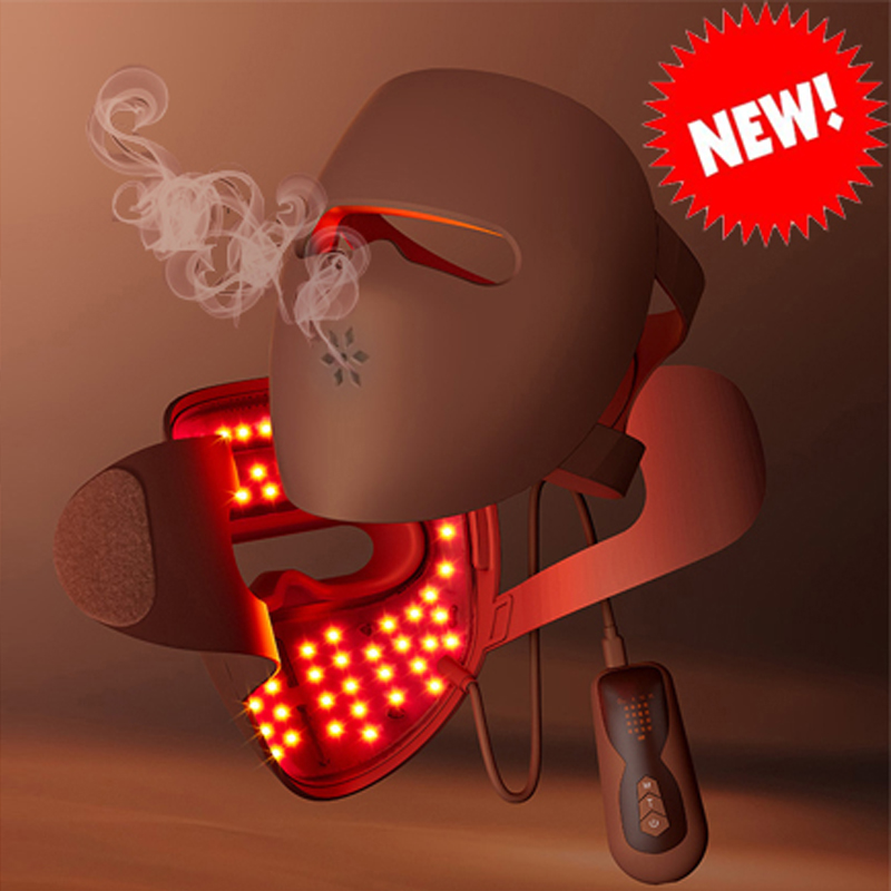 Alta qualidade silicone macio  - Led Light Therapy Face Mask avaliação e preço
