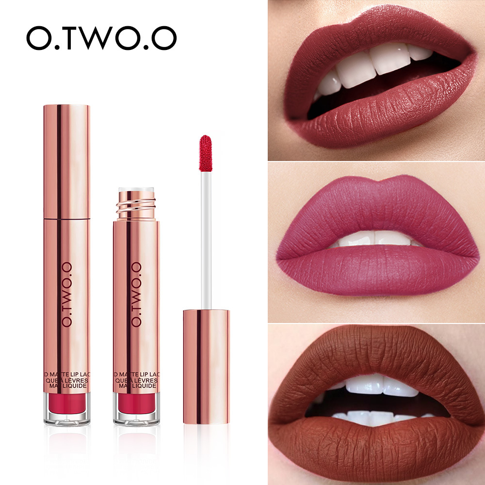 O.TW O.O-Batom fosco, duradour - Matte Velvet Lip Tint Long Lasting avaliação e preço