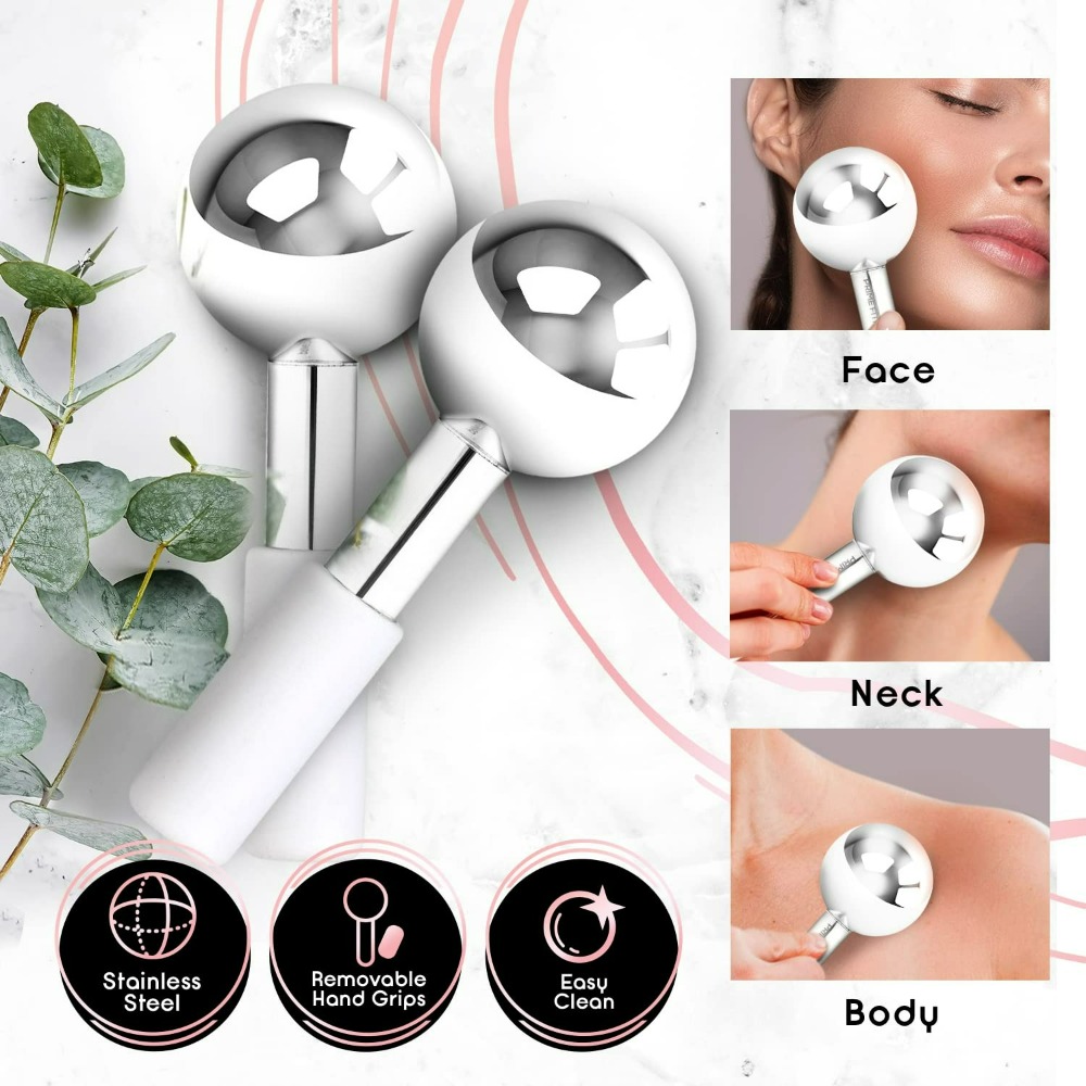 Massageador Facial Cryo com Gl - Face Ice Roller Puffiness avaliação e preço