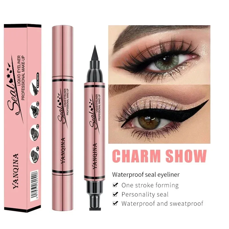 Caneta Delineadora com Carimbo - Waterproof Liquid Eyeliner Pen avaliação e preço