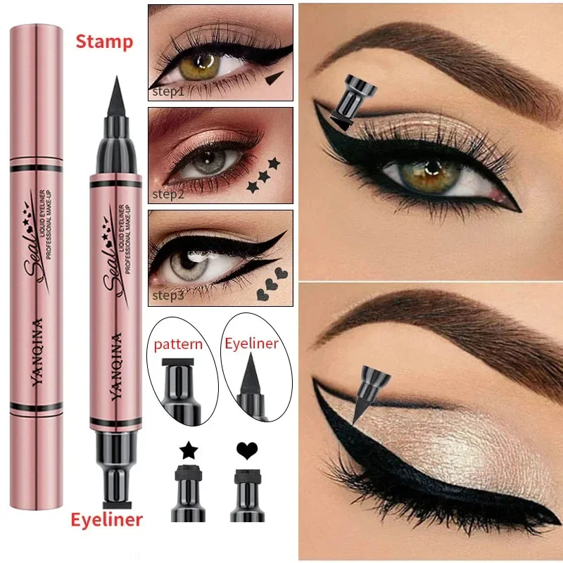 Caneta Delineadora com Carimbo - Waterproof Liquid Eyeliner Pen avaliação e preço