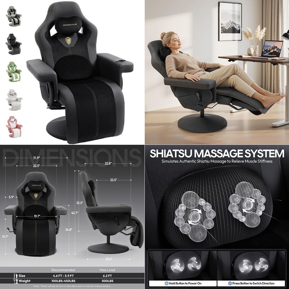 Cadeira Gamer M6 com Controle  - Massage avaliação e preço