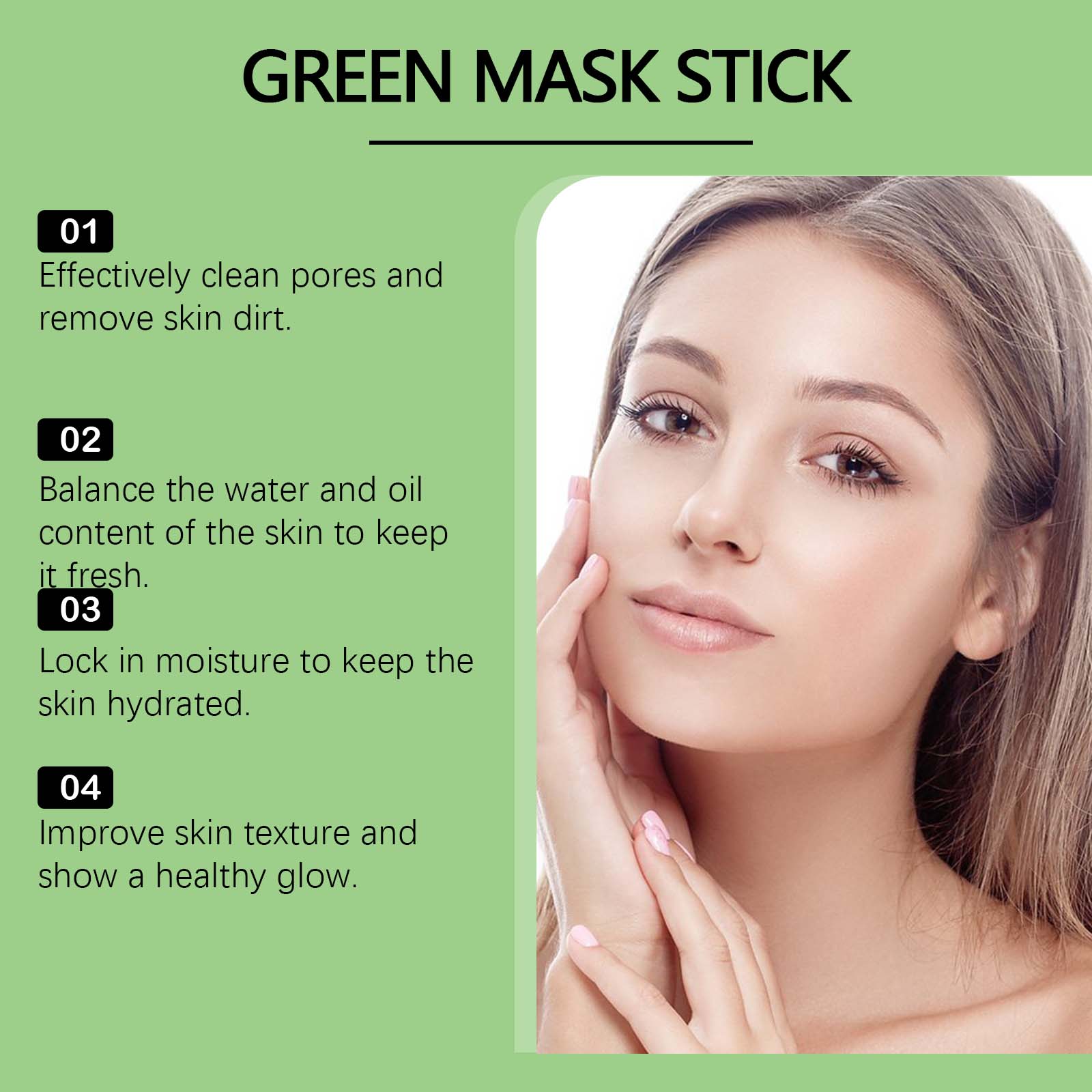 1~5 Unidades Bastão de Argila  - Green Tea Cleansing Clay Mask avaliação e preço