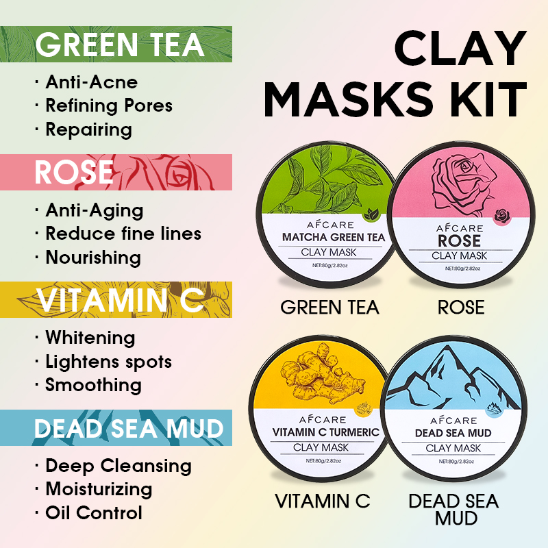Conjunto de 4 Máscaras Faciais - Green Tea Cleansing Clay Mask avaliação e preço