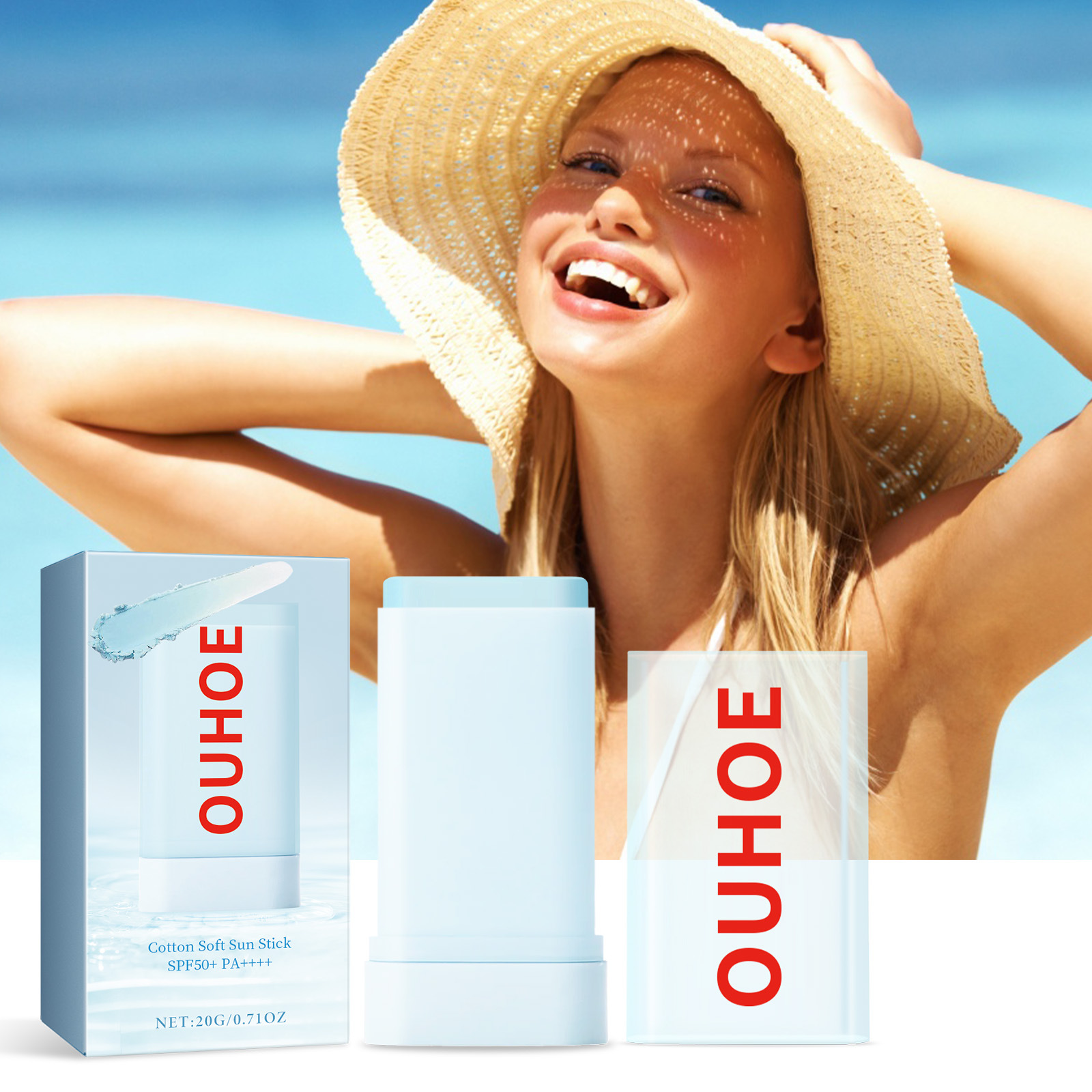 OUHOE-UV Proteção Creme, ao ar - Spf 50 Waterproof Sunscreen avaliação e preço
